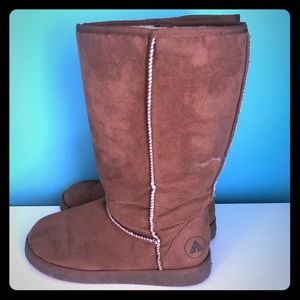 Airwalk Winter/Rain Boots- Tall with Fuzzy Lining